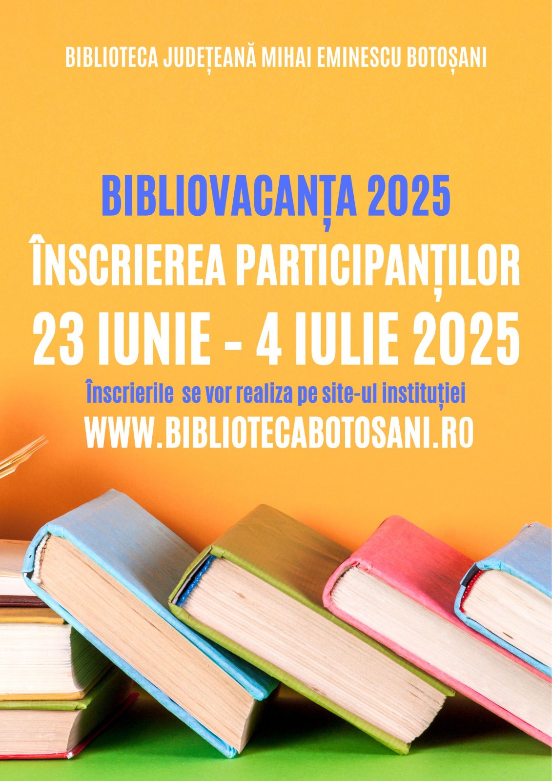 BiblioVacanța 2025 – Înscrieri deschise!